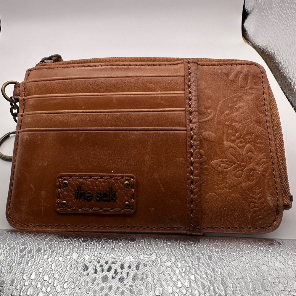 The Sak Tan Leather Card Holder
